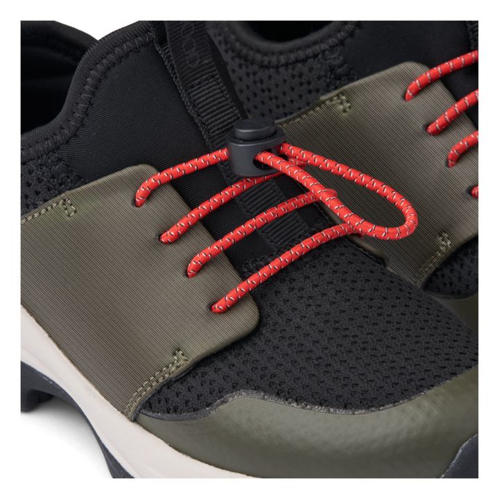 Jaden Recycled Material Lace-Up Sneakers | Khaki- Product image n°4