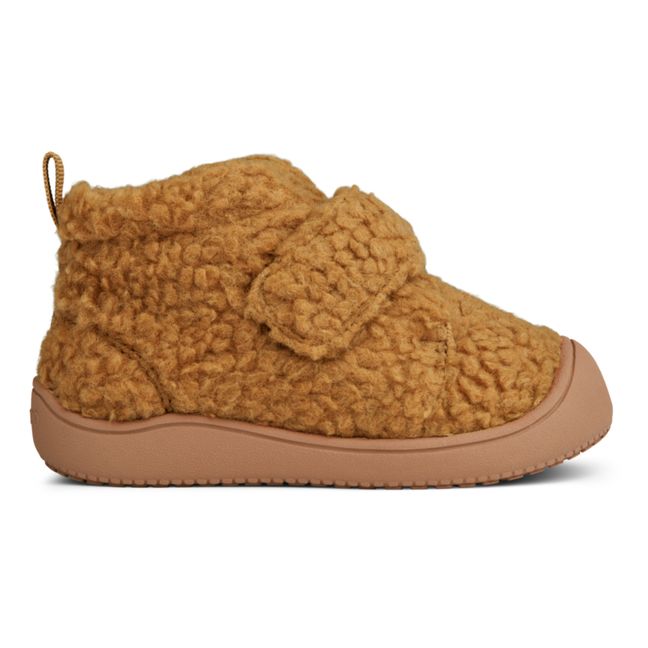 Scratch Shoes Recycled Material Fur Shape Marcus | Caramel