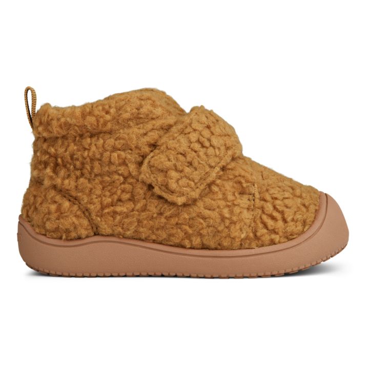 Scratch Shoes Recycled Material Fur Shape Marcus | Caramel- Product image n°0