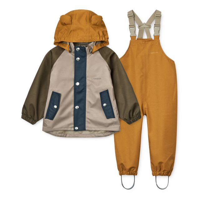 Parka + Salopette Matières Recyclées Dakota | Vert kaki