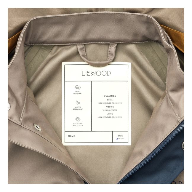 Parka + Salopette Matières Recyclées Dakota | Vert kaki
