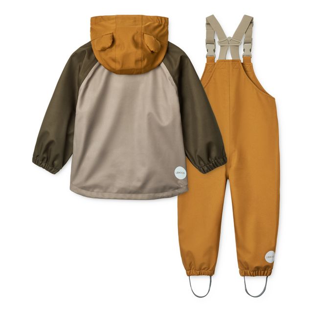 Parka + Salopette Matières Recyclées Dakota | Vert kaki