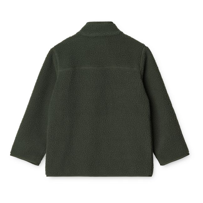 Veste Matières Recyclées Façon Fourrure April | Verde foresta