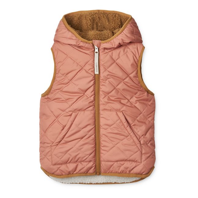 Veste Sans Manches Réversible Matières Recyclées Diana | Rosa