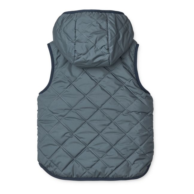 Veste Sans Manches Réversible Matières Recyclées Diana | Azul