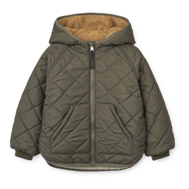 Veste Réversible Matières Recyclées Jackson | Verde militare