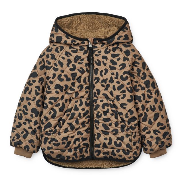Jackson Leopard Reversible Jacket | Brown