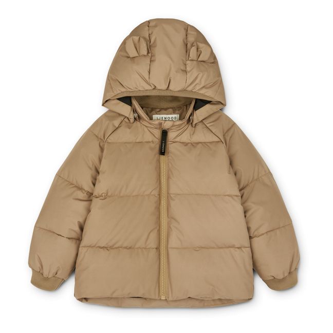 Polle Recycled Material Down Jacket | Beige