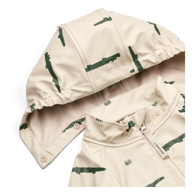 Veste Imperméable + Pantalon Matières Recyclées Crocodiles Moby | Vert