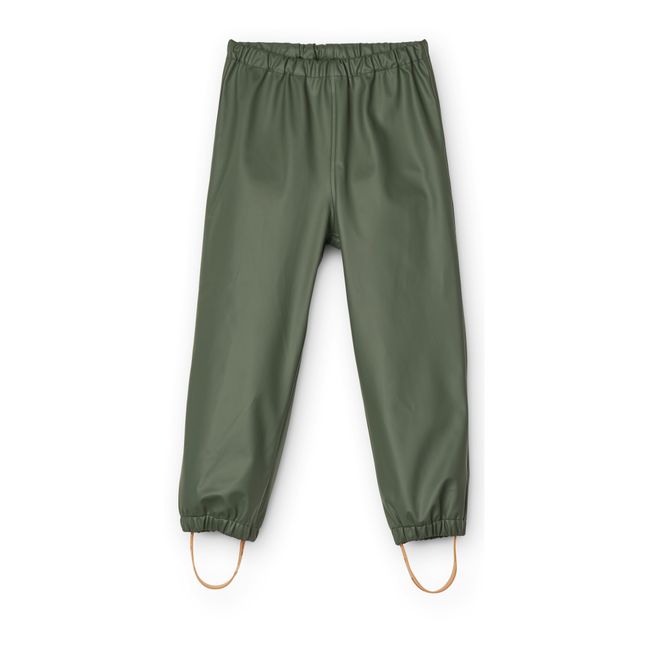 Giacca Impermeabile + Pantaloni in Materiali Riciclati Moby | Verde foresta