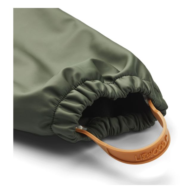 Giacca Impermeabile + Pantaloni in Materiali Riciclati Moby | Verde foresta
