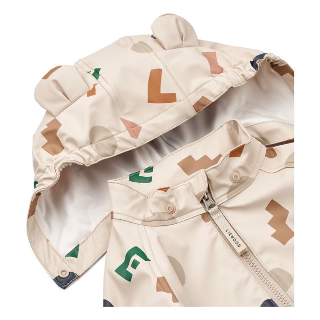 Veste Imperméable + Salopette Matières Recyclées Alphabet Melodi | Seidenfarben