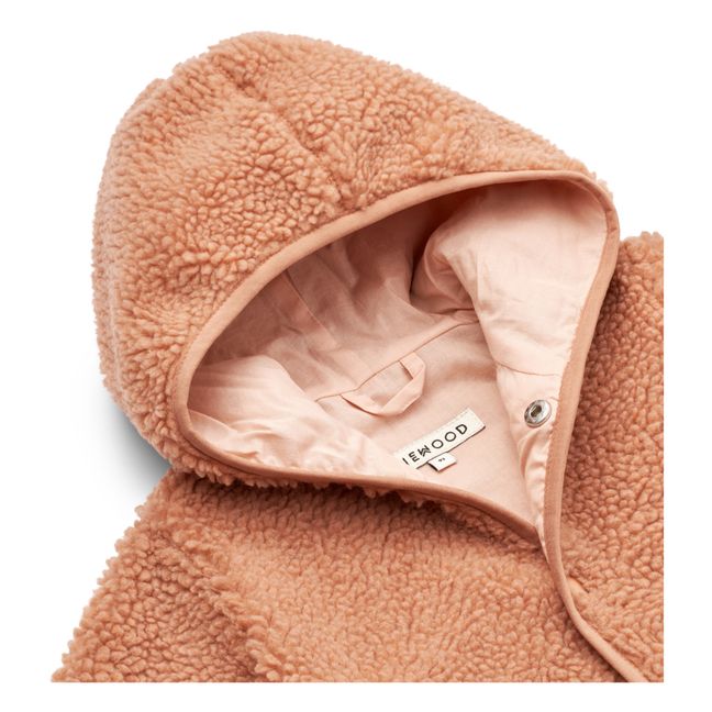 Combinaison Coton Bio Matières Recyclées Façon Fourrure Fraser | Pink