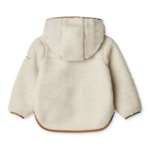 Veste Matières Recyclées Façon Fourrure Mara | Ecru
