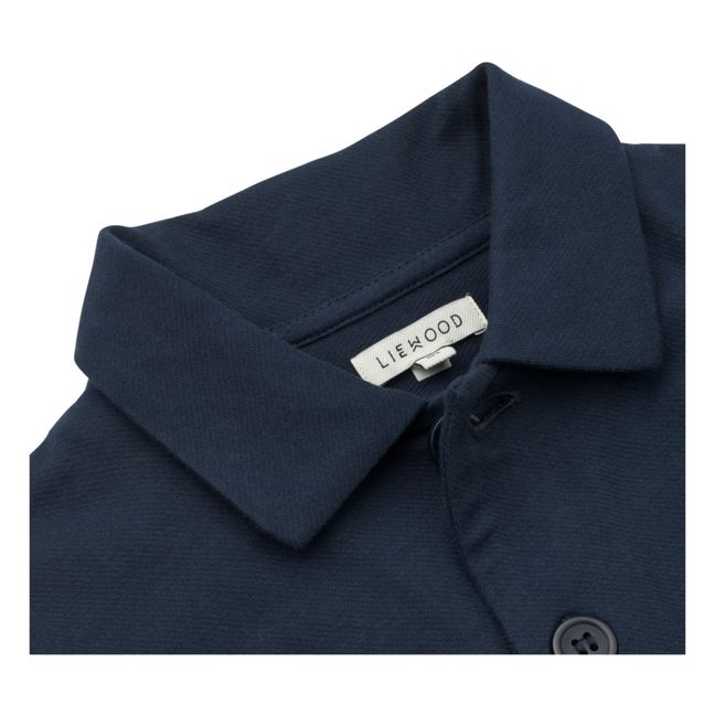 Cardigan Laine Recyclée Alke | Navy blue