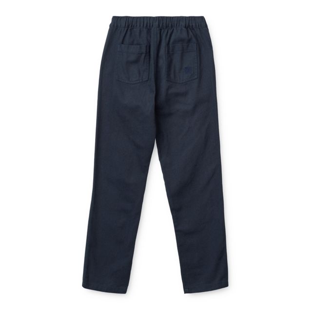 Pantalon Coton Bio Bergamote | Navy blue