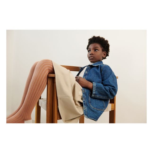 Silvia Ribbed Tights | Pink