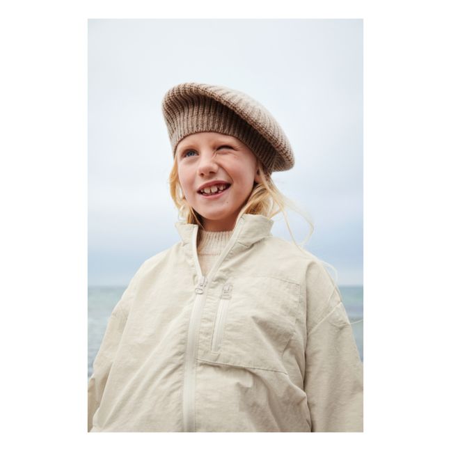 Bonnet Laine Recylée Borg | Beige
