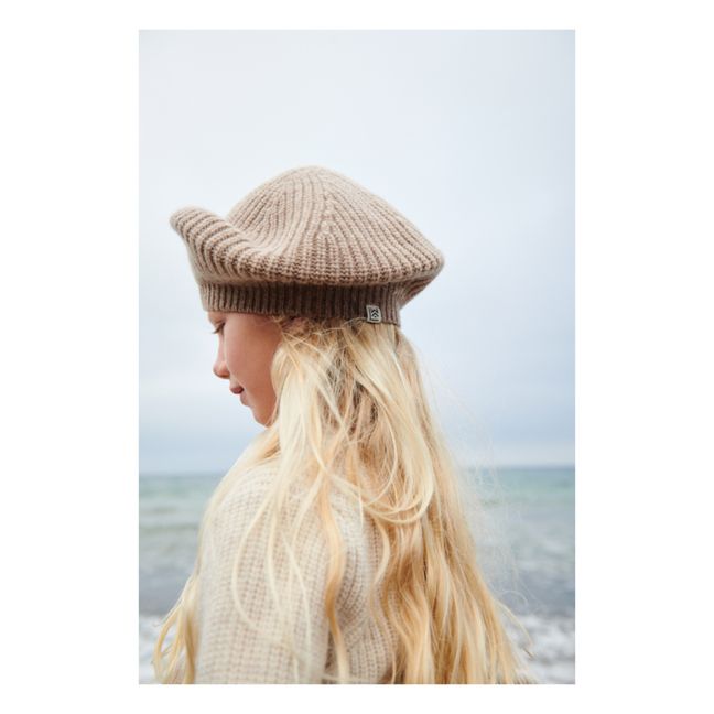 Bonnet Laine Recylée Borg | Beige