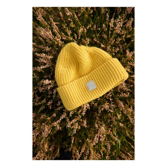 Bonnet Laine Recyclée Emilio | Jaune
