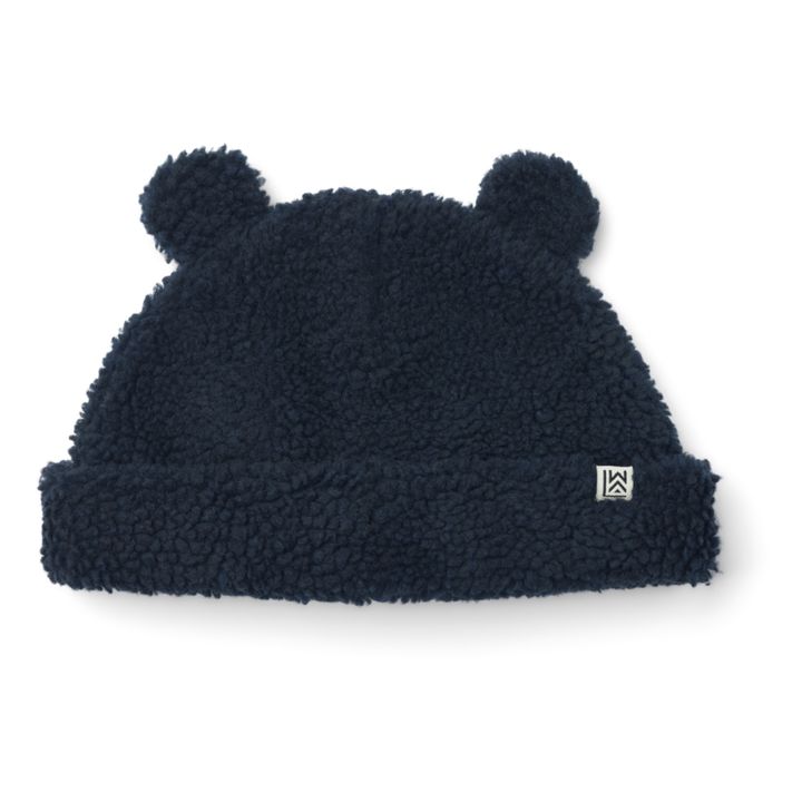 Bibi recycled fur hat | Navy blue- Product image n°0