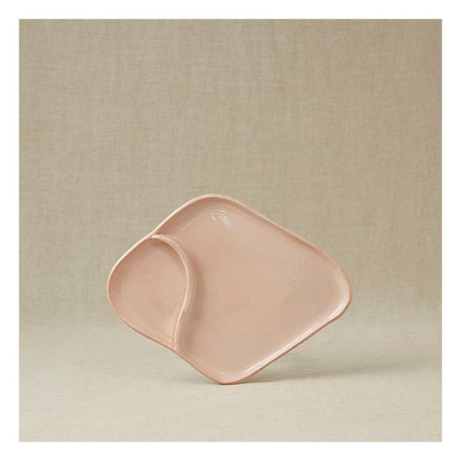 Divided Display Dish | Dusty pink