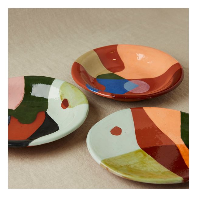 Earthenware Salad Bowl | Navy blue