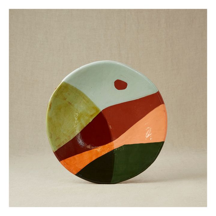 Plato principal de cerámica | Verde Celedón- Imagen del producto n°0