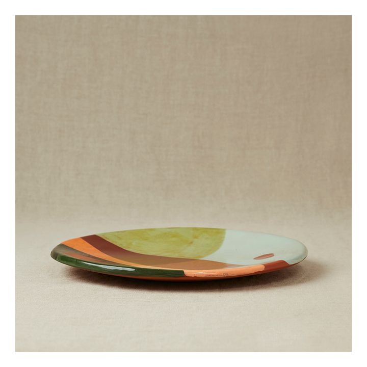 Plato principal de cerámica | Verde Celedón- Imagen del producto n°1