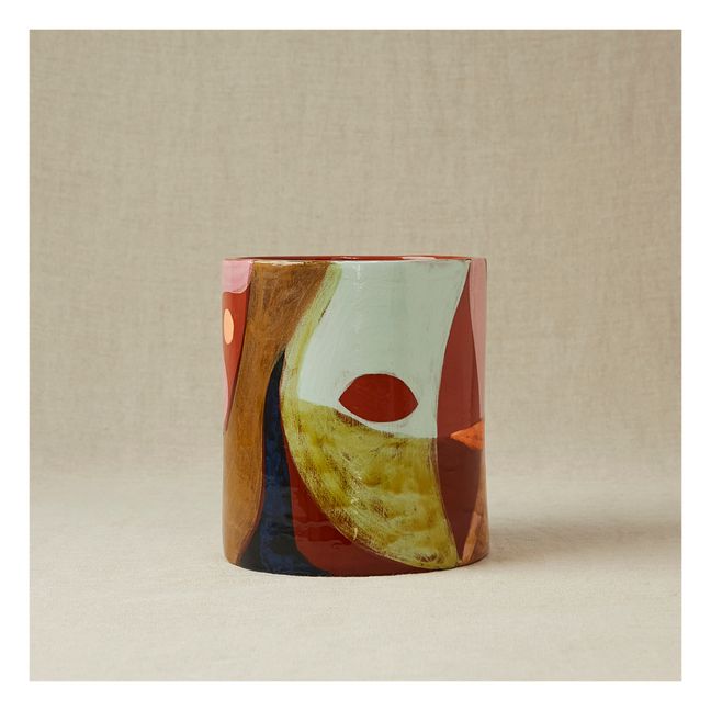Earthenware Vase | Verde militare