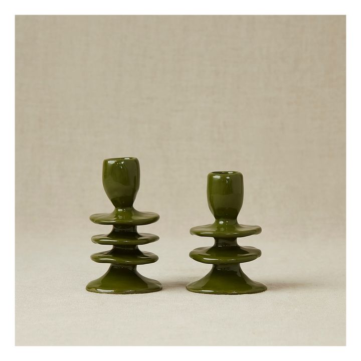 Ceramic Candle Holder | Avocat- Immagine del prodotto n°2