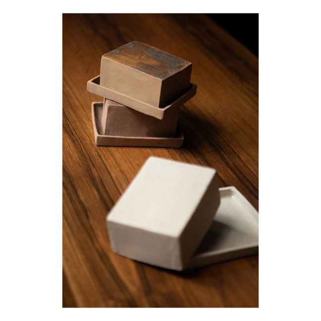 Beurrier en grès | Ocre