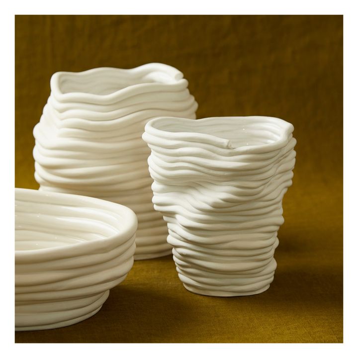 Silk Vase | Bianco- Immagine del prodotto n°2