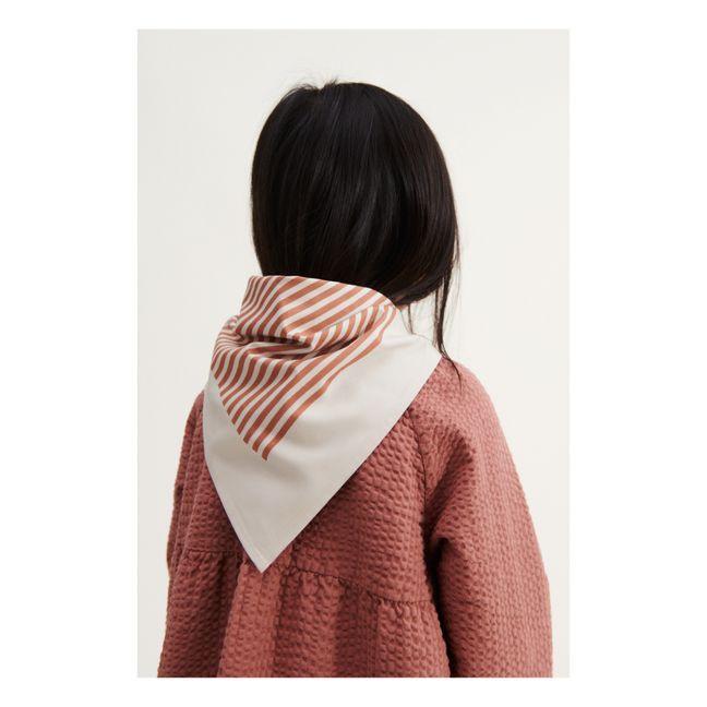 Lot 2 Foulards Coton Bio Chevaux Bali | Dusty Pink