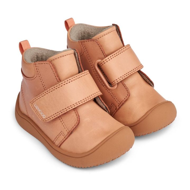 Brady Leather Boots | Pink- Product image n°1