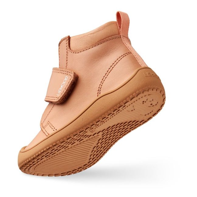 Brady Leather Boots | Pink