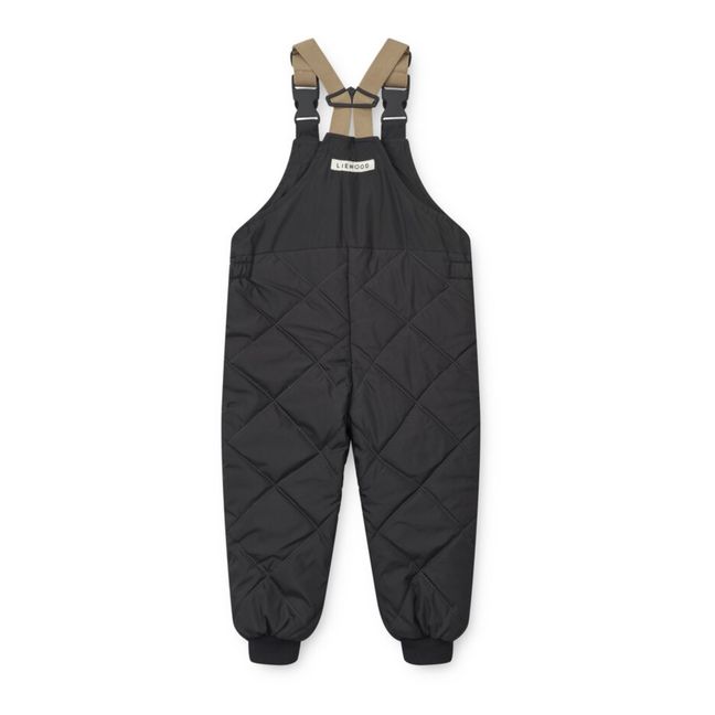 Jennifer Leopard Recycled Material Down Jacket + Ski Dungarees | Brown