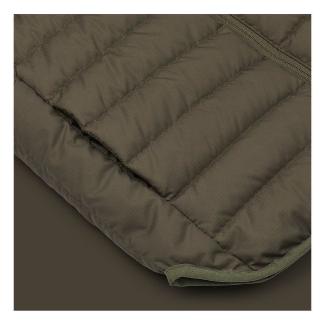 Plumas de materiales reciclados Lauge | Verde Kaki