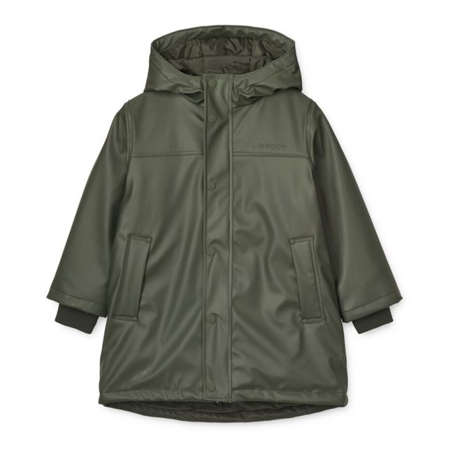 Hugo Waterproof Parka in recycled materials | Chrome green