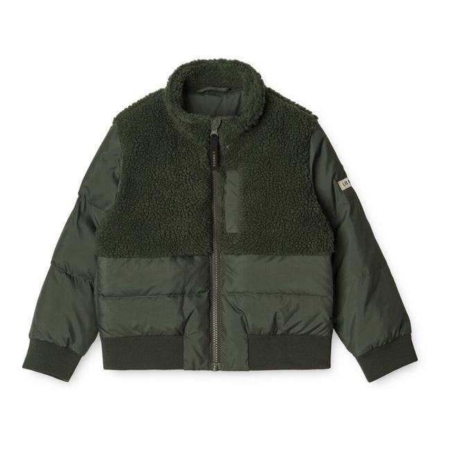 Piumino in Materiali Riciclati Marlin | Verde foresta