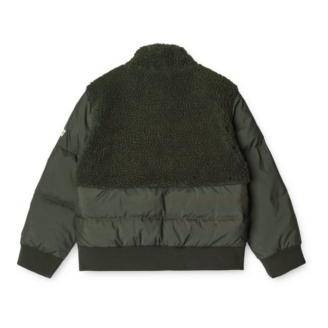 Piumino in Materiali Riciclati Marlin | Verde foresta