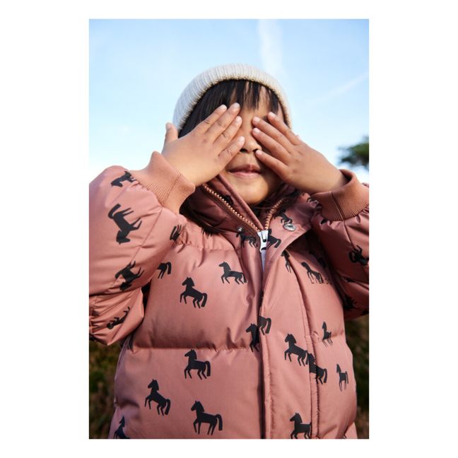 Chaqueta de plumón de material reciclado Polle Horse | Rosa Viejo