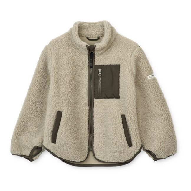 Veste Matières Recyclées Façon Fourrure Nolan | Beige