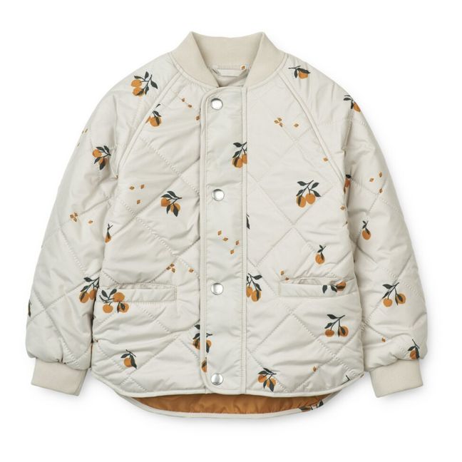 Chaqueta + Jogger Materiales reciclados Acolchado Picos Anniston | Crudo