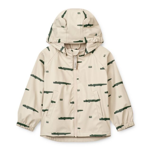Veste Imperméable Matières Recyclées Crocodile Melodi | Vert