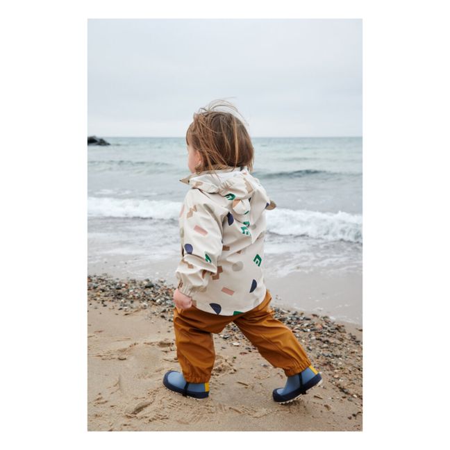 Veste Imperméable Matières Recyclées Alphabet Melodi | Ecru