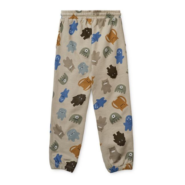 Jogger Coton Bio Monstres Inga | Beige