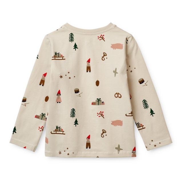 Pyjama Coton Bio Holiday Wilhelm | Beige