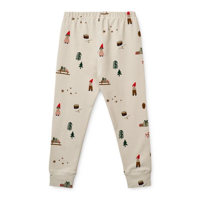 Pyjama Coton Bio Holiday Wilhelm | Beige