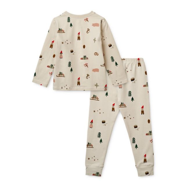 Pyjama Coton Bio Holiday Wilhelm | Beige